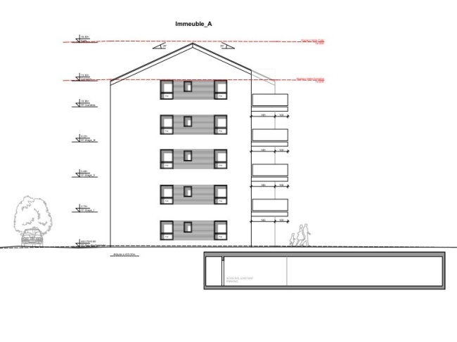 Courrendlin | Terrain pour promotion de 2 immeubles
